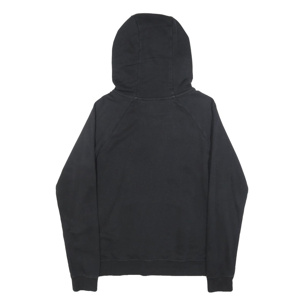 NIKE Mens Black Pullover Hoodie M Cotton Blend Sports Sweatshirt Casual