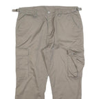 TEDDY'S Womens Cotton Blend Beige Regular Cargo Trousers W36 L26 Practical