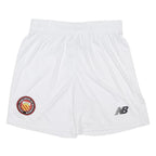 NEW BALANCE Mens White Football Club United of Manchester Casual Shorts M W29