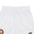 NEW BALANCE Mens White Football Club United of Manchester Casual Shorts M W29