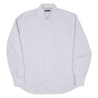 TOMMY HILFIGER Mens Shirt White Check Long Sleeve XL