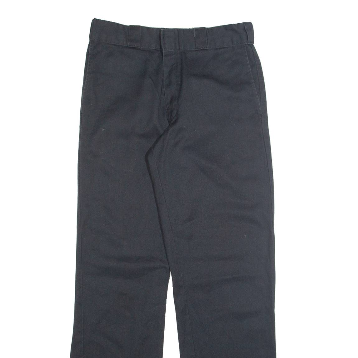 DICKIES Chino Mens Trousers Black Regular Straight W30 L32