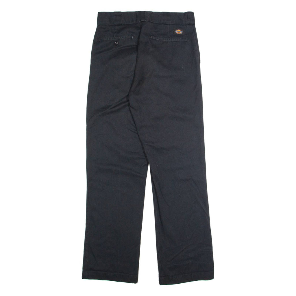 DICKIES Chino Mens Trousers Black Regular Straight W30 L32