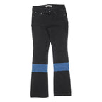 LEVI'S 515 Womens Relaxed Bootcut Denim Medium W30 L32 Black Blue Colourblock
