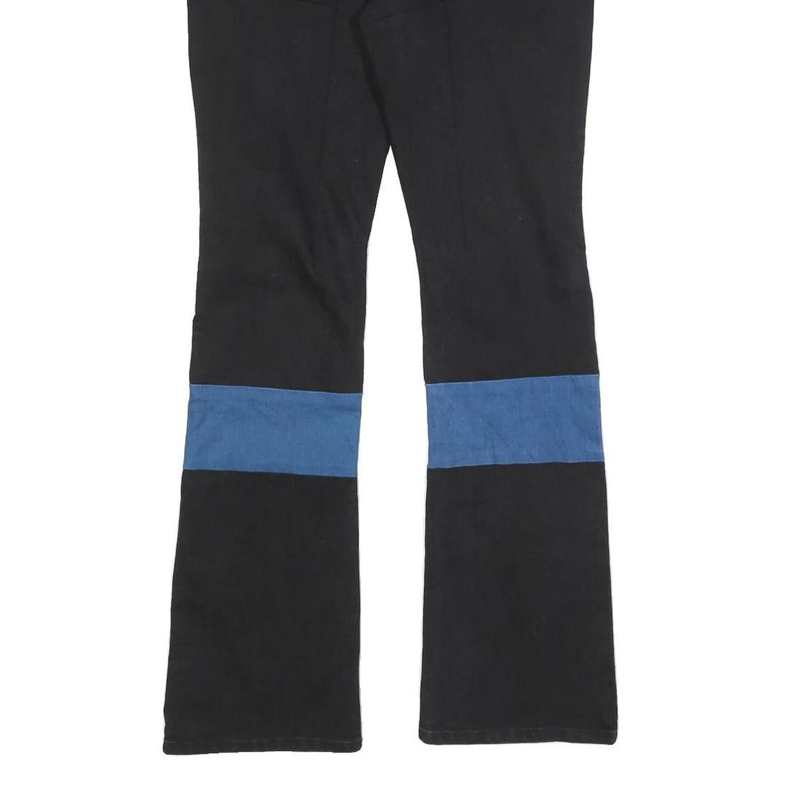 LEVI'S 515 Womens Relaxed Bootcut Denim Medium W30 L32 Black Blue Colourblock