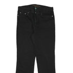 LAUREN RALPH LAUREN Womens Jeans Black Regular Straight Denim Medium W30 L28