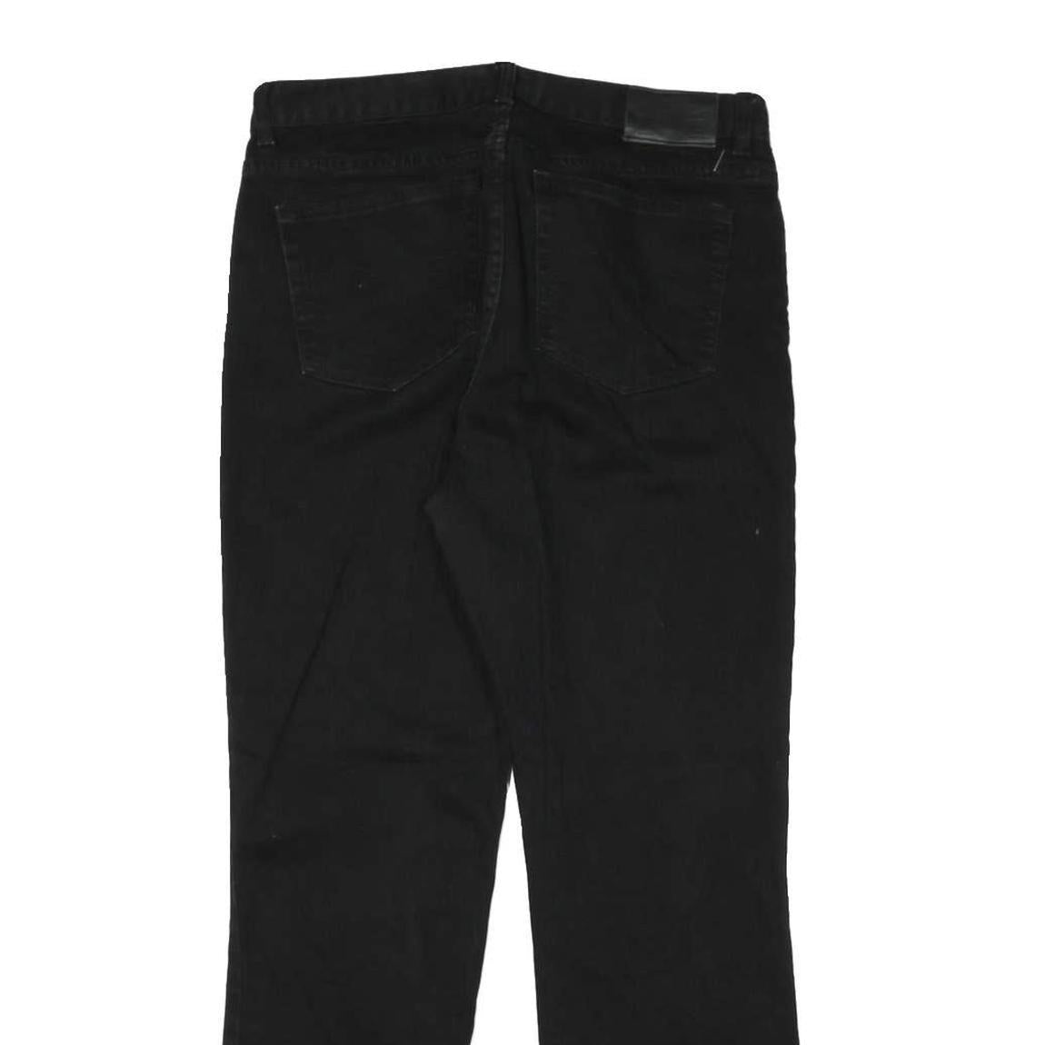 LAUREN RALPH LAUREN Womens Jeans Black Regular Straight Denim Medium W30 L28