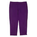 ALICE & OLIVIA Womens Trousers Purple Regular Tapered W34 L26