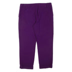 ALICE & OLIVIA Womens Trousers Purple Regular Tapered W34 L26