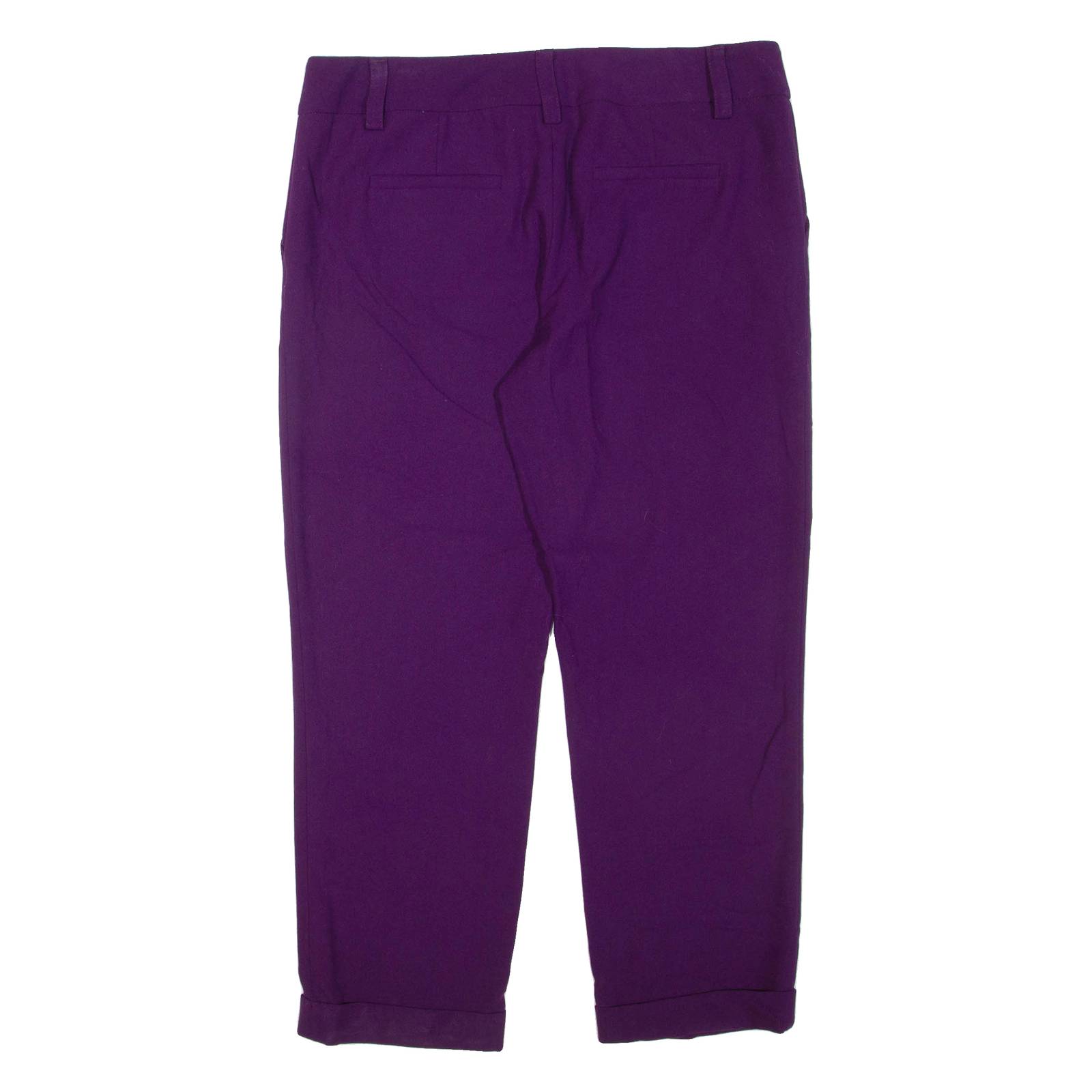 ALICE & OLIVIA Womens Trousers Purple Regular Tapered W34 L26