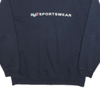 H20 SPORTSWEAR Mens Navy Blue Cotton Blend Crew Neck XL Sweatshirt Casual