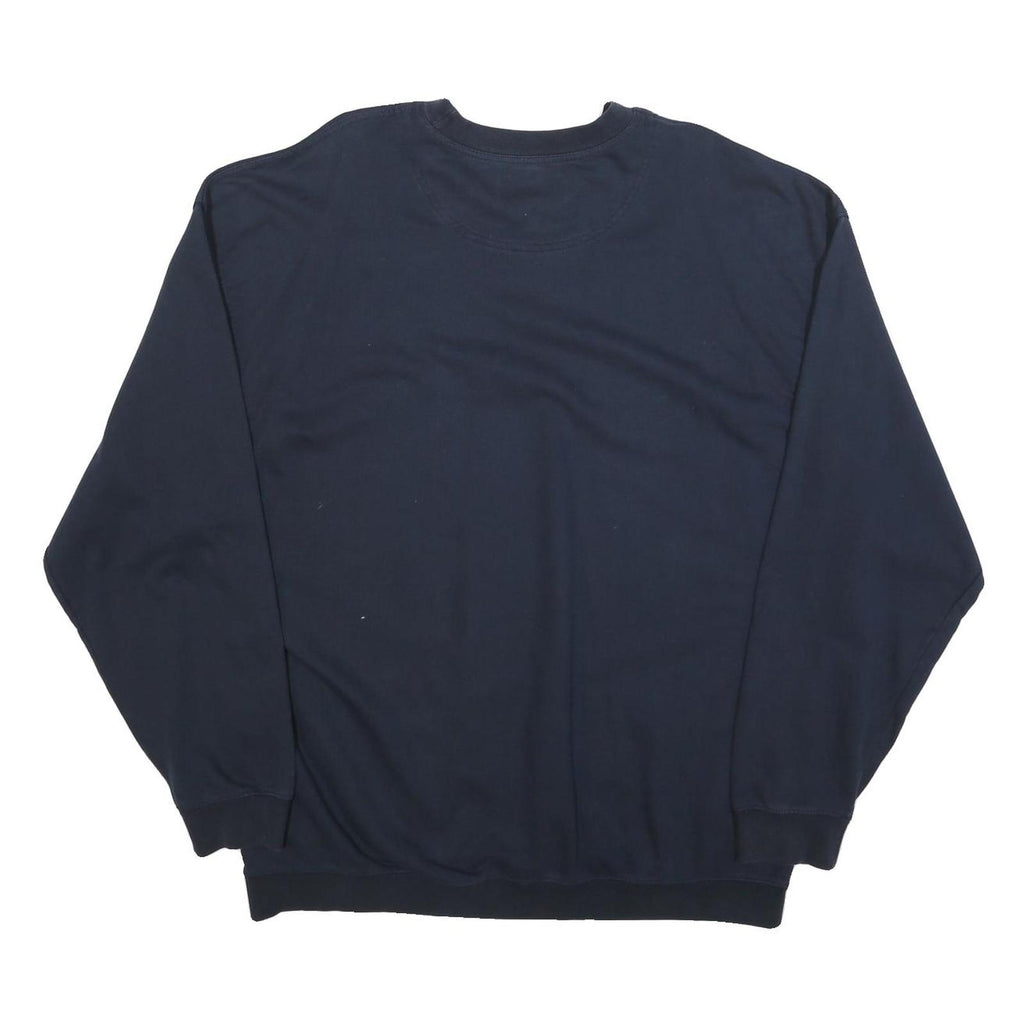 H20 SPORTSWEAR Mens Navy Blue Cotton Blend Crew Neck XL Sweatshirt Casual