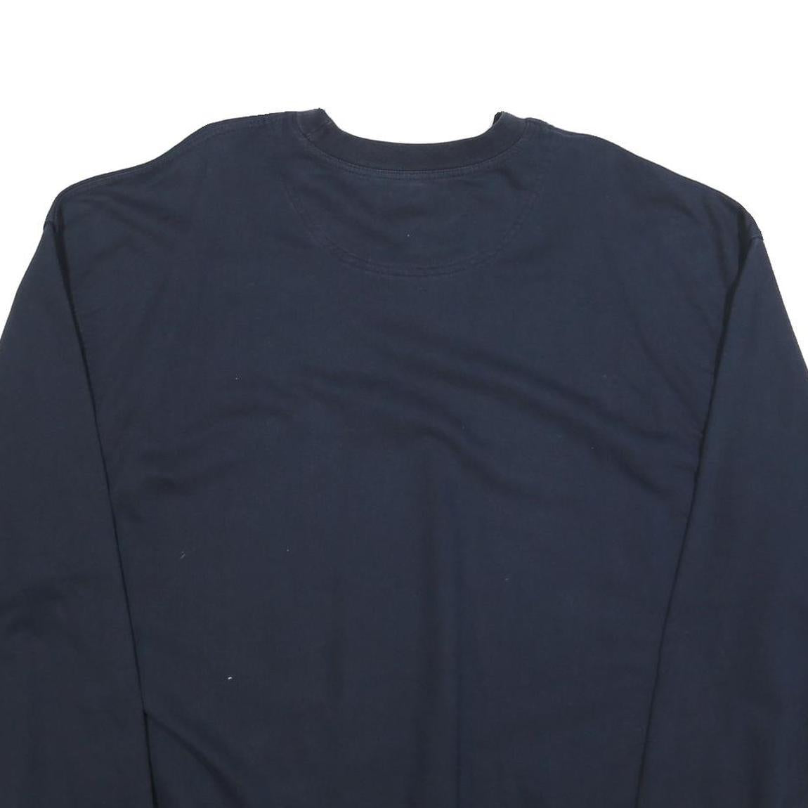 H20 SPORTSWEAR Mens Navy Blue Cotton Blend Crew Neck XL Sweatshirt Casual