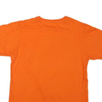 NFL Mens Orange Denver Broncos Graphic T-Shirt L Short Sleeve Crew Neck NFL Team