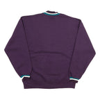 JERZEES Mens Blue Crew Neck L Church Logo Cotton Blend Sweatshirt