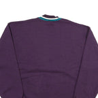 JERZEES Mens Blue Crew Neck L Church Logo Cotton Blend Sweatshirt