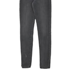 LEVI'S Womens Jeans Black Slim Skinny Denim Medium W24 L31 Stylish Comfort Zip