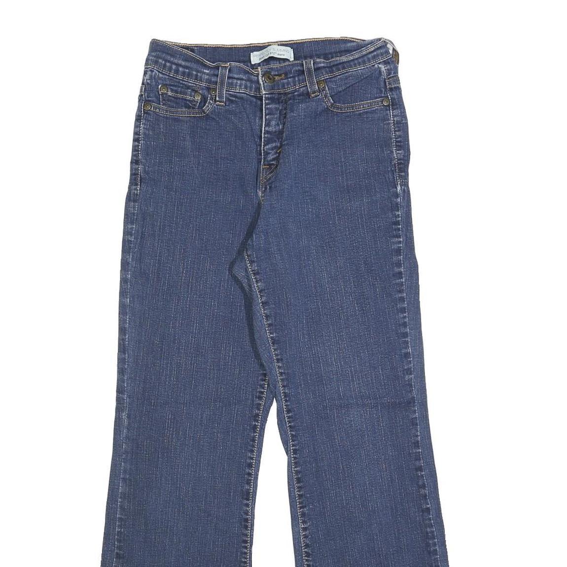 LEVI'S 512 Bootcut Womens Jeans Blue Slim Cotton Blend W26 L28 Denim Casual