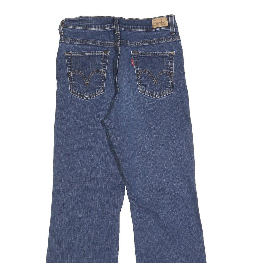 LEVI'S 512 Bootcut Womens Jeans Blue Slim Cotton Blend W26 L28 Denim Casual