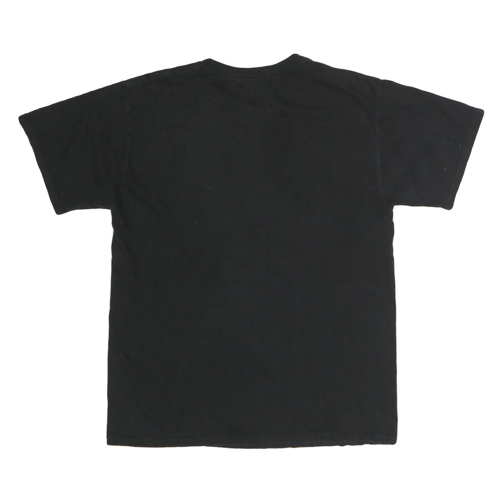 CHAMPION Mens Black Cotton Logo T-Shirt M Short Sleeve Crew Neck Classic