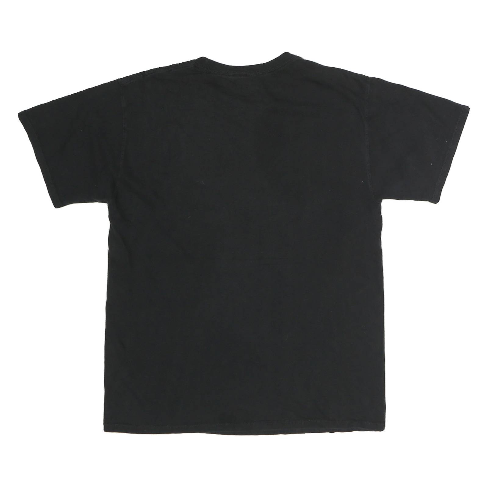 CHAMPION Mens Black Cotton Logo T-Shirt M Short Sleeve Crew Neck Classic