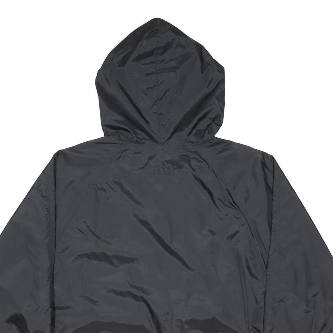 SPORT-TEK Womens Red & Black Baseball Mom Half Zip Nylon Hooded Jacket L