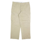 DICKIES Cargo Chino Mens Trousers Beige Regular Straight W34 L27