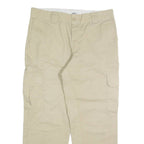 DICKIES Cargo Chino Mens Trousers Beige Regular Straight W34 L27