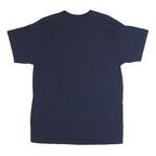 Mens Navy Blue Stars Football Graphic T-Shirt M Short Sleeve Crew Neck Casual