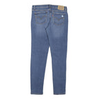 LEVI'S Womens Blue Regular Skinny Denim Medium W28 L27 Distressed Jeans