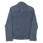 FERRE Womens Blue Denim Jacket M Cotton Blend Button Closure Plain Stylish