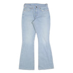 LEVI'S 584 87 Womens Jeans Blue Regular Flared Denim Light W29 L32 Cotton Blend