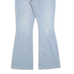 LEVI'S 584 87 Womens Jeans Blue Regular Flared Denim Light W29 L32 Cotton Blend