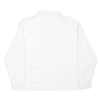 CALVIN KLEIN Mens Jumper White 1/4 Zip M