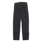 CARHARTT Womens Black Regular Fit Straight Leg Trousers W28 L32 Workwear Zip