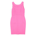LANDS END Womens Pink Sleeveless Bodycon Polyester Blend Dress UK 14