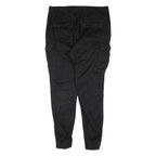 H&M Cargo Womens Trousers Black Slim Skinny W34 L28