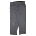 DICKIES Mens Trousers Grey Regular Tapered W38 L30