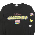 CHASE AUTHENTICS Mens Black Gordon 24 Racing Long Sleeve Crew Neck T-Shirt L