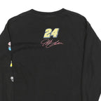 CHASE AUTHENTICS Mens Black Gordon 24 Racing Long Sleeve Crew Neck T-Shirt L
