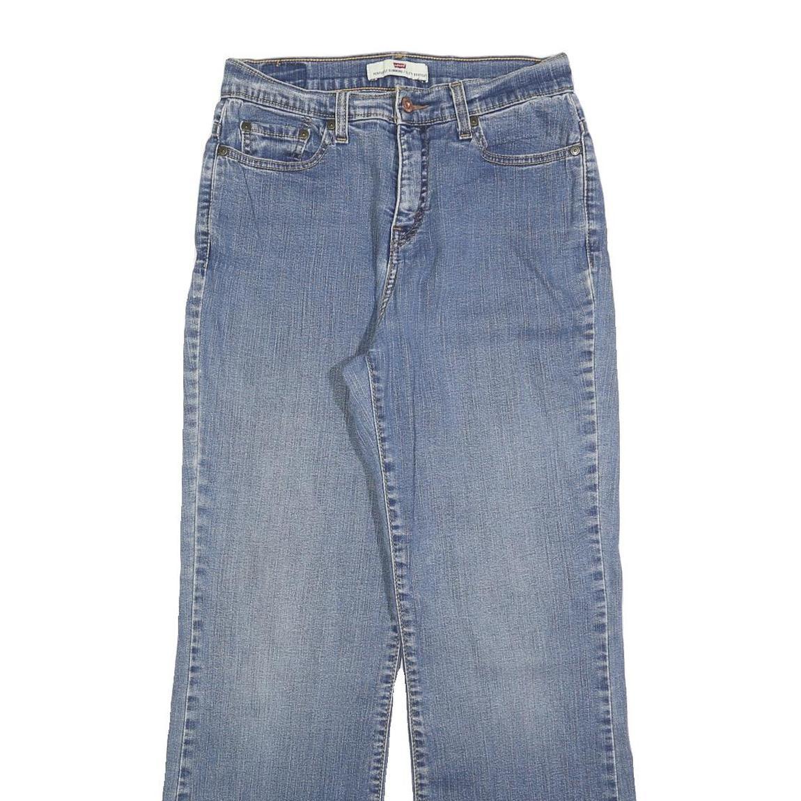LEVI'S 512 Bootcut Womens Jeans Blue Regular Cotton Blend Zip W27 L29 Classic
