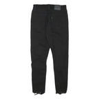 LEVI'S Womens Slim Black Skinny Denim Raw Hem W27 L25 Distressed Jeans