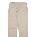 LEVI'S 514 Mens Trousers Beige Slim Straight W28 L32