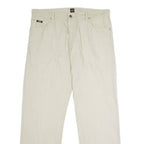 BOSS Montana Mens Trousers Beige Regular Straight W38 L32