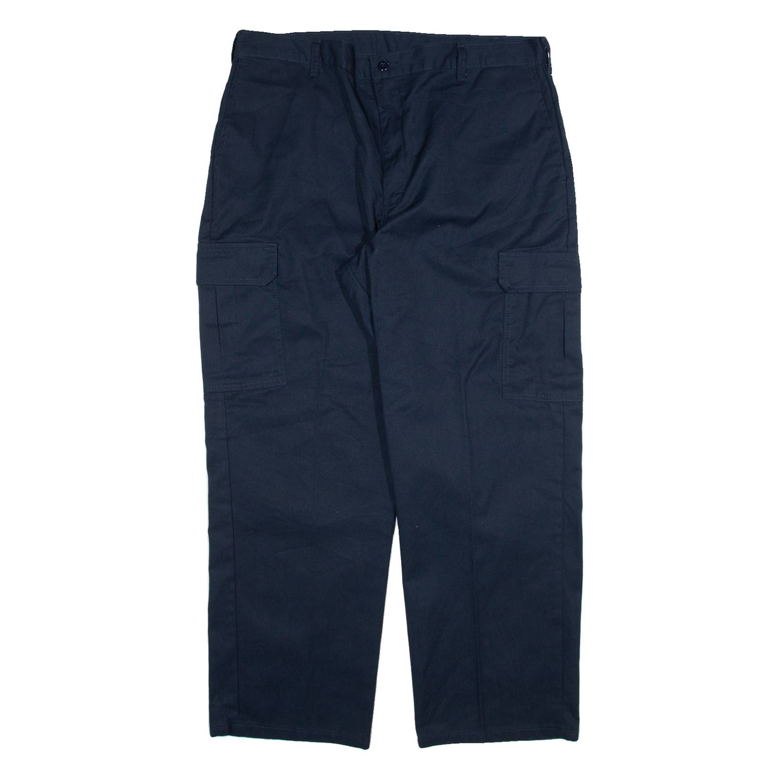 DICKIES Cargo Mens Trousers Blue Regular Straight W38 L30