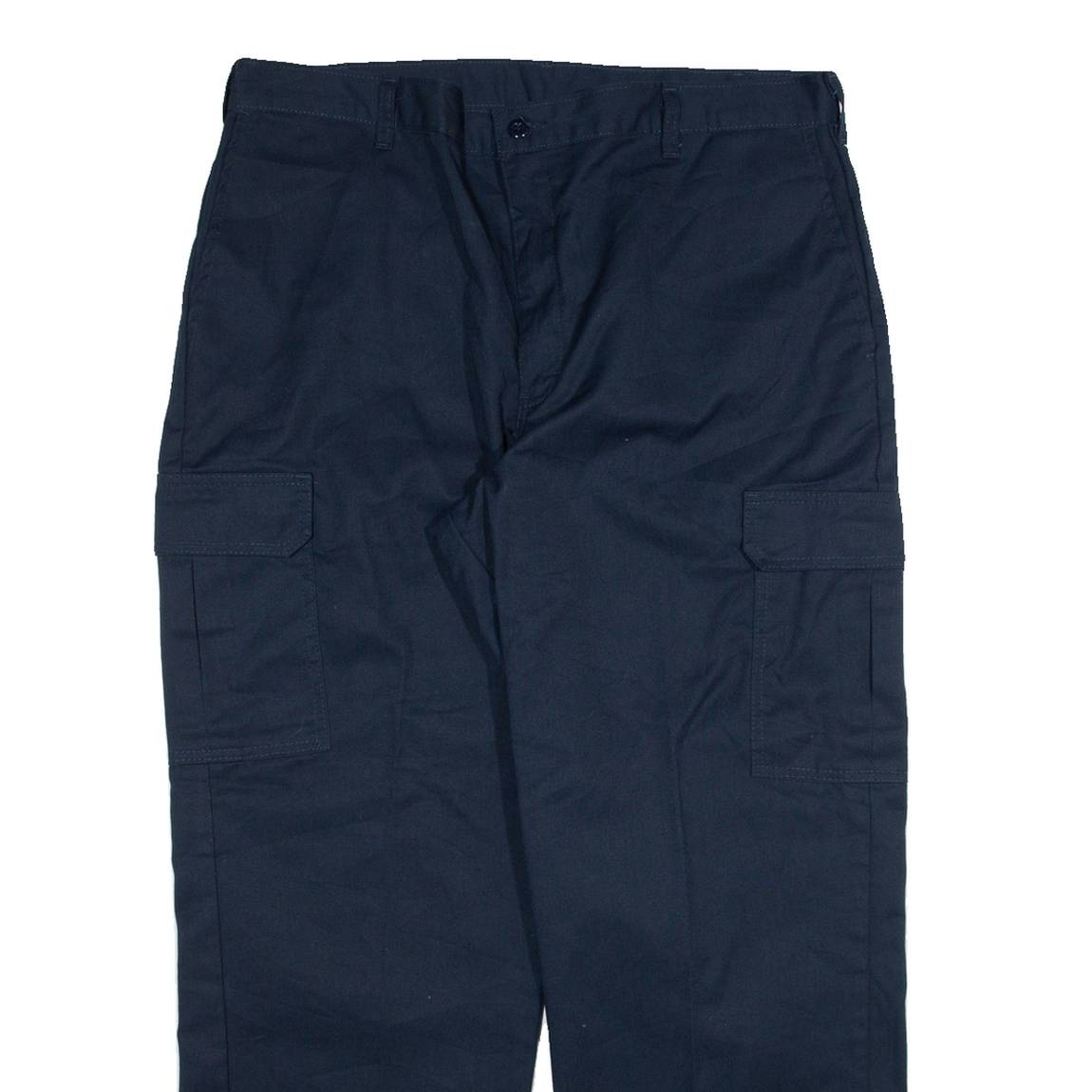 DICKIES Cargo Mens Trousers Blue Regular Straight W38 L30