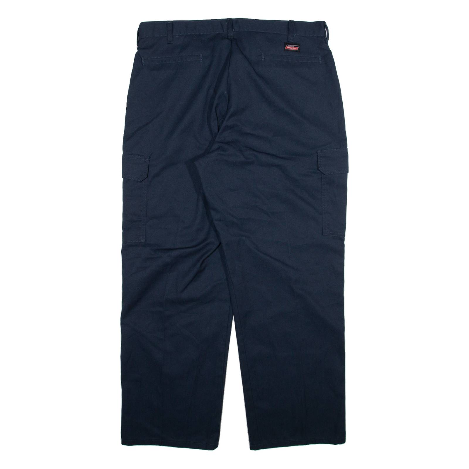 DICKIES Cargo Mens Trousers Blue Regular Straight W38 L30