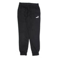 PUMA Womens Joggers Black Tapered UK 10 W28 L28