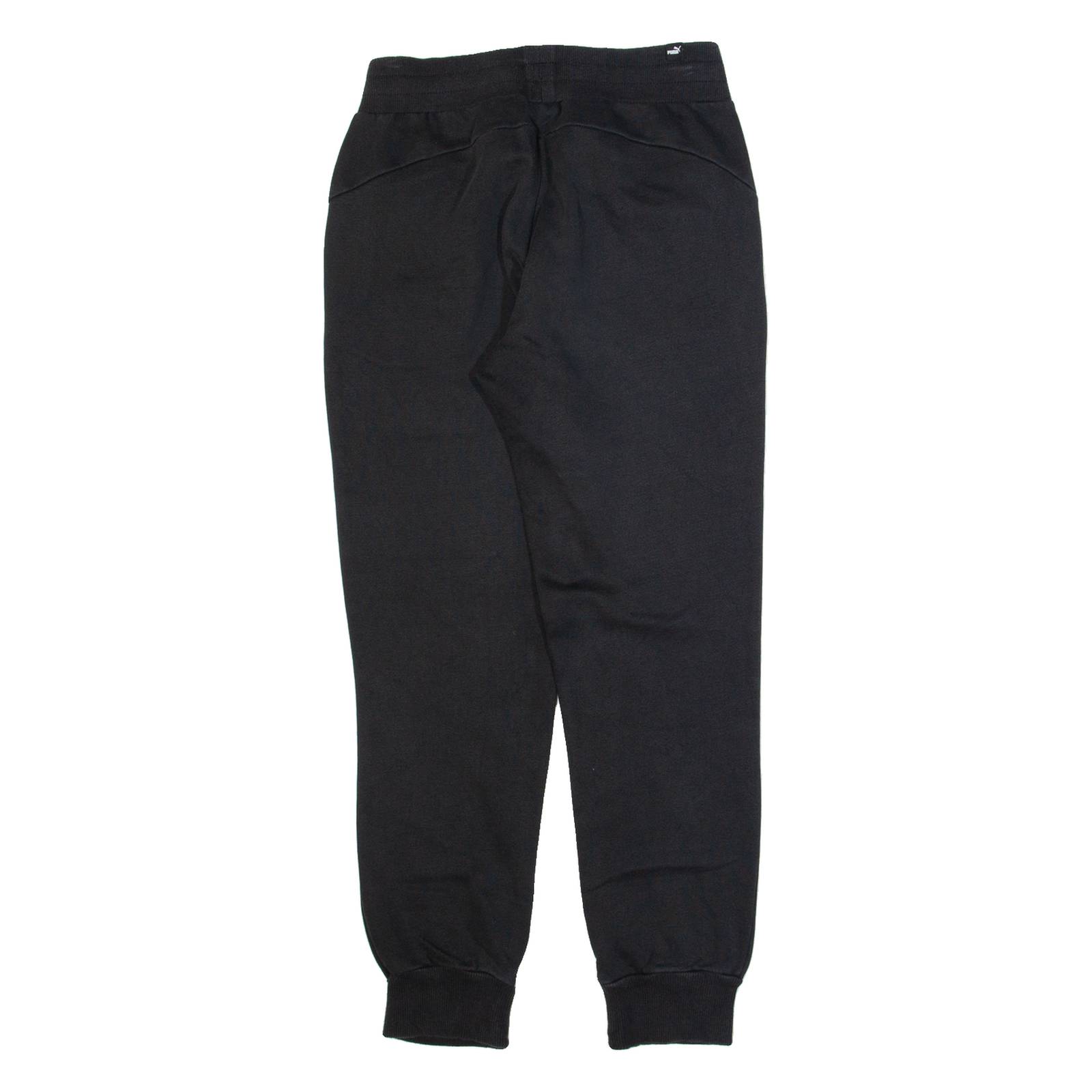PUMA Womens Joggers Black Tapered UK 10 W28 L28