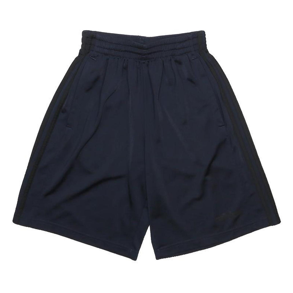 ADIDAS Mens Shorts Navy Blue S W22 Sports Elasticated Waist Casual
